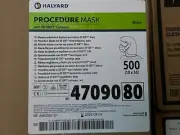 500 masks Halyard Procedure Face Mask Earloop White 47090