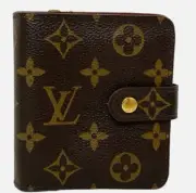 Brand New Louis Vuitton Compact Zippe Wallet Monogram Canvas