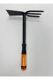 Fiskars Cultivator Hoe,Teardrop-Shaped Handle,Lightweight,Loosening Soil,1Pkg