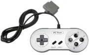 New Silver Joypad Controller For SNES FC-Twin Game Systems