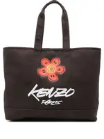 [Kenzo] Kenzo-Kenzo X Futura 2000 Kenzo Utility Boke Flower-Print Tote Bag-Donna OS