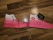 NWB Womens Converse Chuck Taylor All Star Hi Lift Sneaker Strawberry Jam Size 6