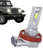 H8 LED Fog Light | Replacement 12V 6000K Headlamp Plug And Play | Automotive Headlight Replacement For Wide Driving Vision Range