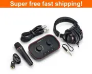 Focusrite Vocaster One Studio USB-C Podcasting Audio Interface Bundle - New