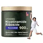 NAD+ Supplement for Anti-Aging, Energy, Focus Nicotinamide Riboside Resveratrol