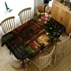 Christmas Eve 3D Tablecloth Table cover Cloth Rectangle Wedding Party Banquet