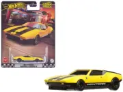 DE TOMASO PANTERA GRUPPO 4 YELLOW DIECAST MODEL CAR BY HOT WHEELS HRT75