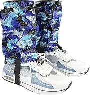 [Generic] Low Gaiters | Leg Gaiters - Snug Fit Breathable Comfortable Easy On/Off Gaiters for Snow, Trail Running, Hiking, Hunting, Walking, Skiing, Snowshoeing, Mountain