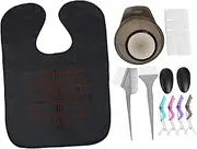 Barber Kit Piece Hair Coloring Set Hair Dye Shawl for Diy Tinting Home Use