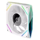 120mm ARGB Case Cooler Fan 4pin PWM Silent Chassis Cooling Fan (White REGULAR) H