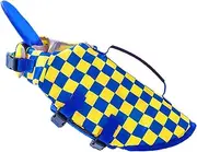 Gwtdtoad Dog Life Vest, High Visibility Lifesavers for Dogs with Handle, Swimsuits Pet Safety Vest, Floats Coat with Reflective Strap for Swimming Boating Surfing Kayaking
