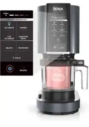 Ninja CREAMi, Ice Cream Maker, Ice Cream, Gelato, Sorbet ,Milkshakes, Mix-ins, S