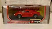 Vintage Rare Bburago Ferrari 250 le mans 1965 Made in Italy Cod 0506 Open Box
