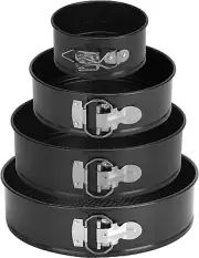 Cake Pan Set for Baking, Non-Stick Springform Pans Set of 4 (4, 7, 9 10Inches),