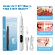 Electric Ultrasonic Dental Calculus Tooth Cleaner Scaler Plaque Remover Tool EE4