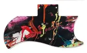 SG Half Face Pickguard Custom Gibson Graphic Graphical Guitar Single Colorful 2