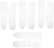 [PACKOVE] Summer Women's Mesh Socks Star Moon Pattern Thin Calf Socks for Sandals 4 Pairs