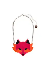 Fleur The Foxy Flame Necklace--ERS-N4719-6120