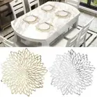 Non-slip Bowl Mats Dining Table Pads Washable Placemat Hollow Pad