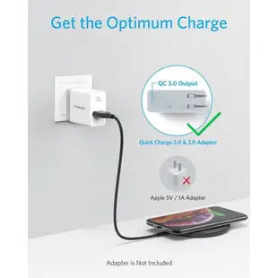 Anker Wireless  PowerPort Qi 10W 平放 無線充電器 Phone無線充電