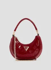 GUESS Women's Red Zalina Small Hobo Bag