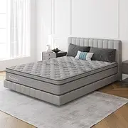 [Sweetlove] King Mattress, Bed Mattress in Box with Bamboo-Charcoal Memory Foam, Medium Firm Mattress for Pressure Relief & Motion Isolation,CertiPUR-US Certified