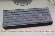 Clear Silicone Keyboard cover For Razer BlackWidow Tournament Edition Chroma 87