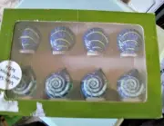Pfaltzgraff Mini Salt Pepper Shaker 4 Sets Ocean Breeze Sea Shells