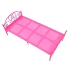 ^Plastic Mini Bed With Pillow And Sheet For Pin Dolls Dollhouse