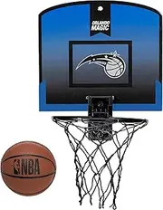 Franklin Sports NBA Over The Door Basketball Hoop - Kids Indoor Mini Hoop Set with Basketball - Perfect for Bedroom or Office