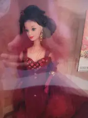 Barbie as Scarlett O'Hara at Wilkes Birthday Party Red Dress No. 12815 NRFB