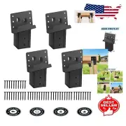 Versatile 4x4 Angle Brackets for Secure Deer Stand and Treehouse Construction