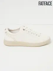 FatFace White Nora Lace Up Trainer (E81205) | $113
