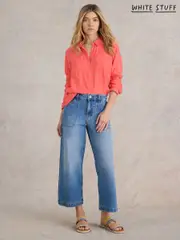 White Stuff Pink Sophie 100% Cotton Shirt (E65507) | $113