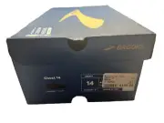 Brooks Ghost 14 Black Blue Running Shoes Size 14 Men’s 110369 1D 056 Brand New