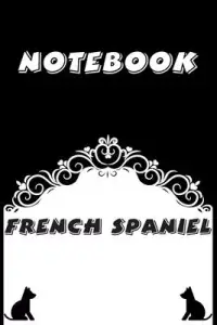 在飛比找博客來優惠-French Spaniel Notebook: Black