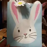 Lot of 2 packs Easter Gift Bag comes with 2 bags and tissue paper per pack