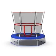 Skywalker Trampolines Mini Trampoline with Enclosure Net 60 - inch Blue
