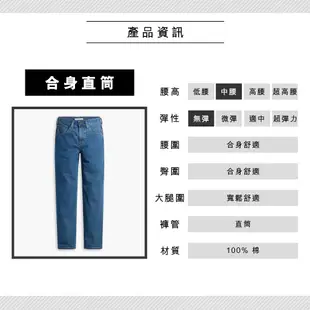 Levis Red工裝手稿風 中低腰合身直筒牛仔長褲 精工中藍染石洗 及踝款 女 A2681-0001 熱賣單品