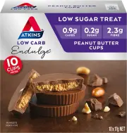 Endulge Peanut Butter Cups | Keto Friendly Cups | 10 X 17G Low Carb Peanut Butte