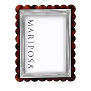 Mariposa Tortoise Scallop Signature Frame, 5 x 7