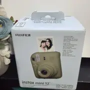 **BRAND NEW RARE Fujifilm Instax Mini 12 Instant Camera Olive Green UO Exclusive