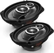 6x9 Coaxial Car Speakers, 3-Way Car Audio Speakers 1000W Peak, RMS 180W Car A...