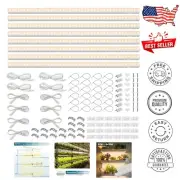 Easy Install Full Spectrum LED Grow Lights 2ft 80W - Perfect Indoor Gardening