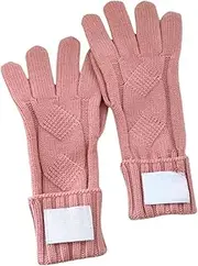 [JINZIJINYU] Knitted Touch Screen Gloves Touch Screen Exposed Two Finger Wool Five Finger Gloves for Women Winter Split Finger Cycling Ski Gloves