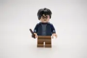 LEGO® Minifigure - Harry Potter - Dark Blue Open Jacket, Dark Tan Medium Legs