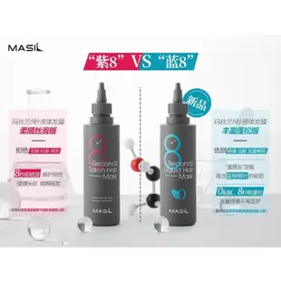 韓國 MASIL 8秒沙龍縮時髮膜 200ml