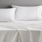 Sheridan KING Bed White Flannelette Sheet Set. Cotton Flannelette Sets