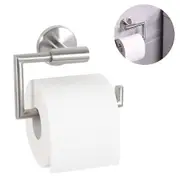 304 Stainless Steel Perforated Free Roll Paper Holder Brushed Toilet Paper Holder Bathroom Tissue Holder