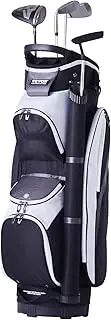 VEVOR Golf Cart Bag with 14 Way Organizer Divider Top, 36” Multiple Pockets Premium Nylon Cart Bag, Durable Golf Bags with Handles & Dust Cover & Detachable Straps for Men & Women, Black Color-Block